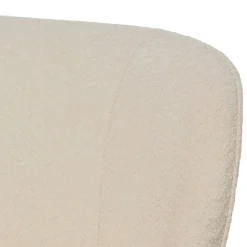 Wohnzimmercouch aus Boucle in Beige - Luvrenossa