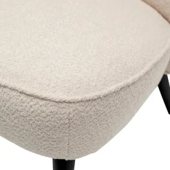 Wohnzimmercouch aus Boucle in Beige - Luvrenossa