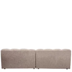 Wohnzimmercouch in Hellbraun Melange - Davio