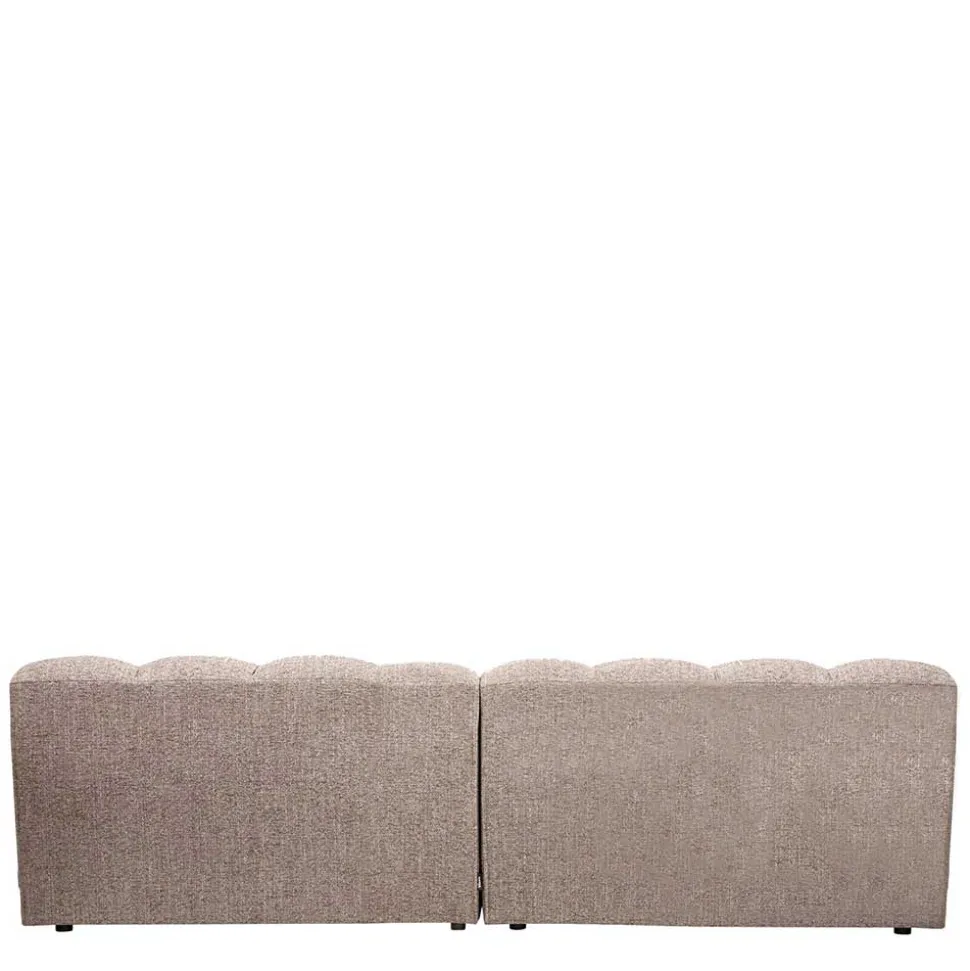 Wohnzimmercouch in Hellbraun Melange - Davio