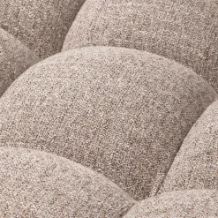 Wohnzimmercouch in Hellbraun Melange - Davio