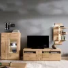 Wohnzimmermöbel Set aus Holz - Destal (dreiteilig)