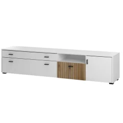 Wohnzimmermöbel Set zweifarbig - Nenaloro (fünfteilig)