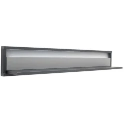 Wohnzimmermöbel TV Wand in Grau - Ridona (dreiteilig)