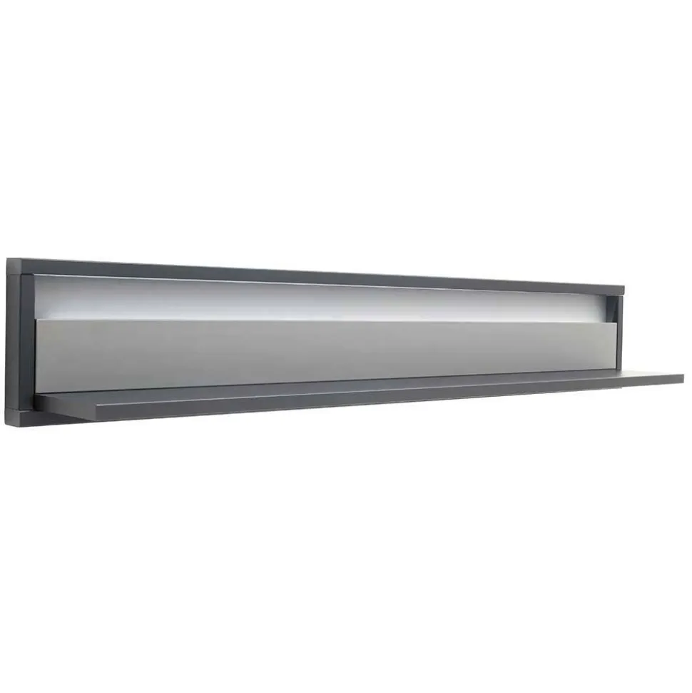 Wohnzimmermöbel TV Wand in Grau - Ridona (dreiteilig)