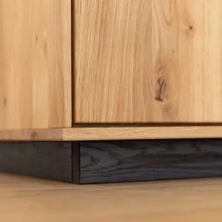 Wohnzimmerschrank aus Eiche und Glas - Masicuri