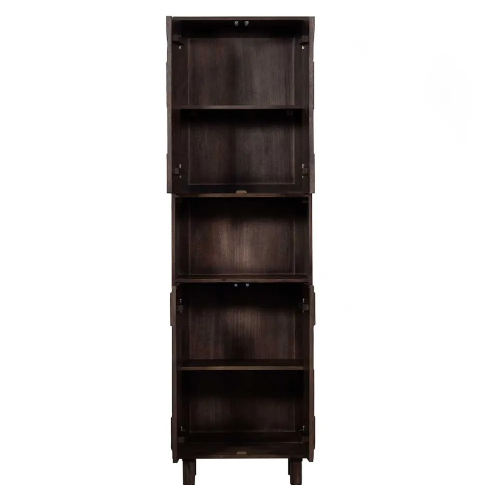 Wohnzimmerschrank in Walnussfarben - Luisa