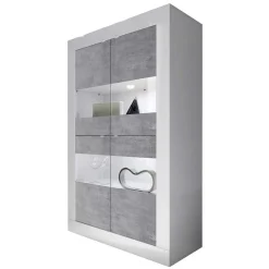 Wohnzimmerschränke in Beton Optik - Narandu (zweiteilig)