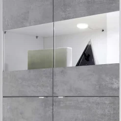 Wohnzimmerschränke in Beton Optik - Narandu (zweiteilig)