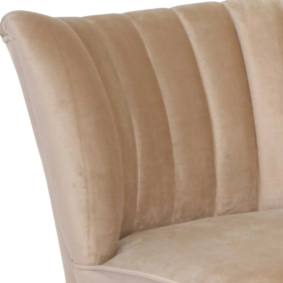 Wohnzimmersessel in Beige und Nussbaum - Boldo