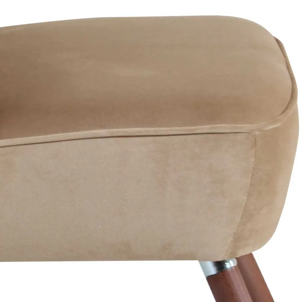 Wohnzimmersessel in Beige und Nussbaum - Boldo