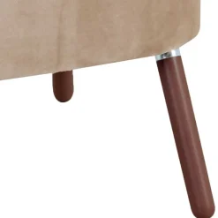 Wohnzimmersessel in Beige und Nussbaum - Boldo