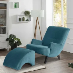 Wohnzimmersessel in Blau und Schwarz - Frunz