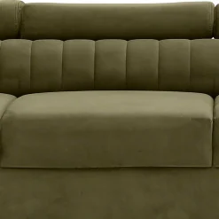 Wohnzimmersofa mit Bettfunktion in Oliv Grün - Vultaco