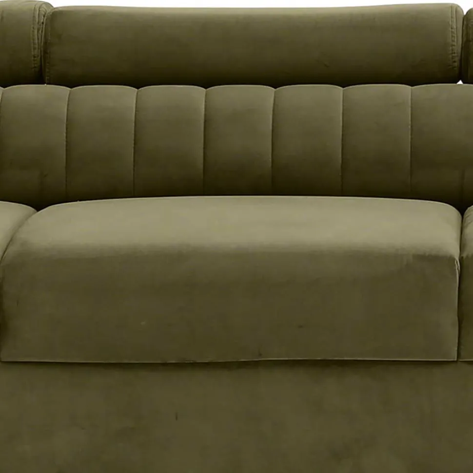 Wohnzimmersofa mit Bettfunktion in Oliv Grün - Vultaco