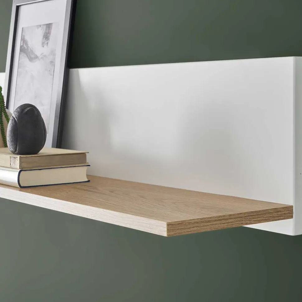 Wohnzimmervitrinen & TV Board & Regal Set - Nenaloro (vierteilig)