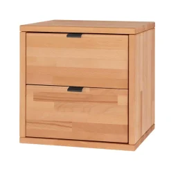 Würfel Regal mit 2 Schubladen 38x38x35 cm - Gabela