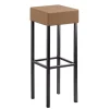34x34 cm Barhocker in Hellbraun - Masure