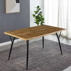 150x90 Skandi Designtisch in Eiche Dekor - Euskal