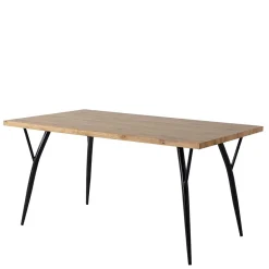 150x90 Skandi Designtisch in Eiche Dekor - Euskal