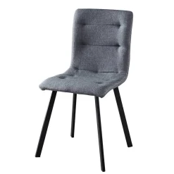 160x90 Tisch mit X-Füßen & Stühle - Zandras (fünfteilig)