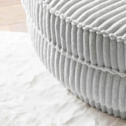 XL Drehsessel mit Hocker Set - Iliana (zweiteilig)