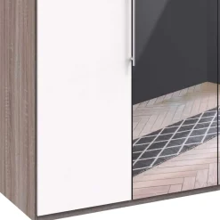 XL Kleiderschrank mit Spiegel - Tivierto
