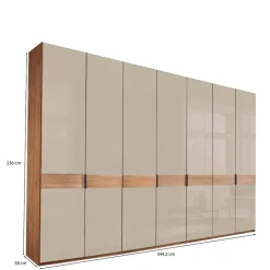 XL-Schlafzimmerschrank mit sieben Türen - Angelina