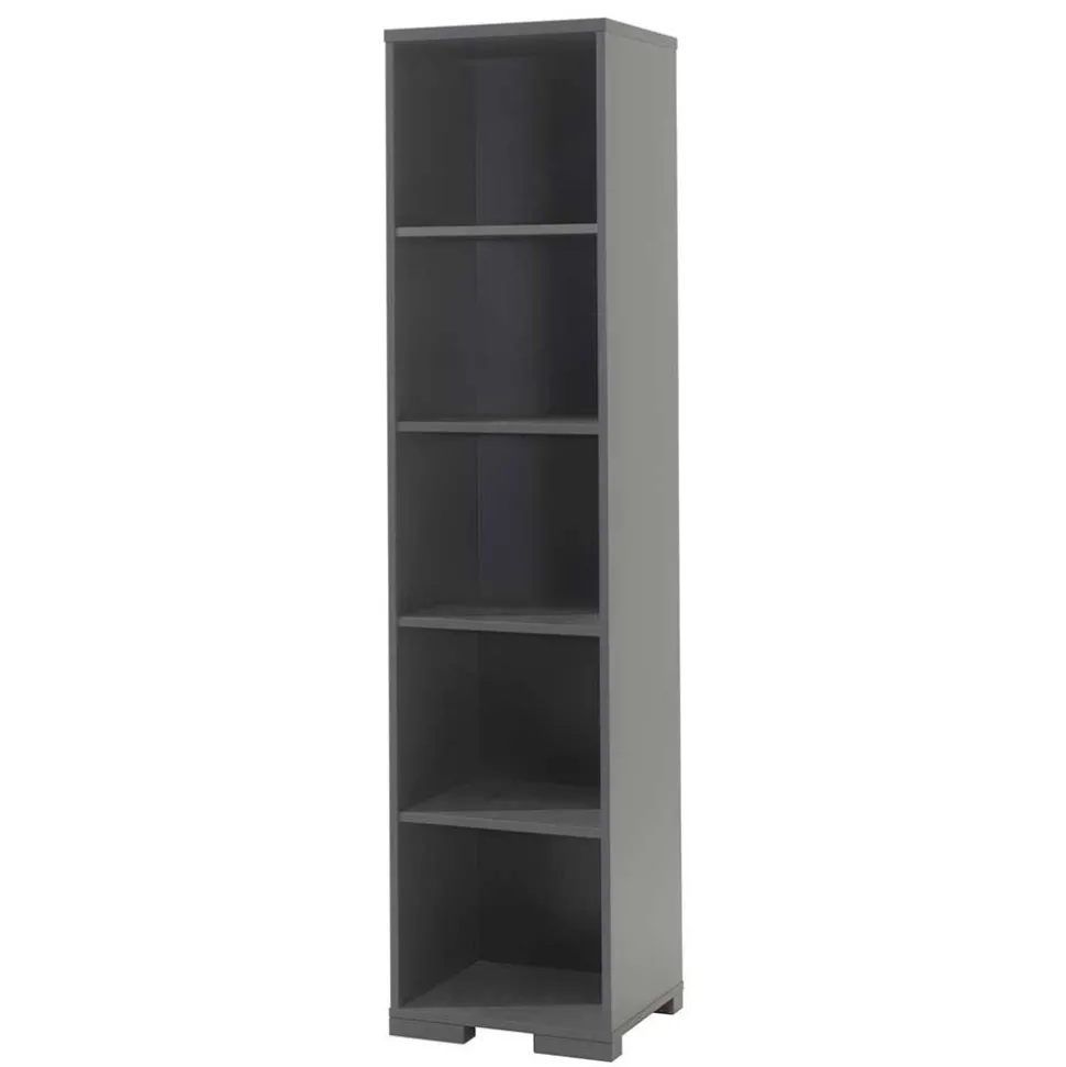 46x196x45 5 Fächer Regal in Anthrazit - Navlius