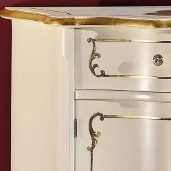 121x91x45 Barock Design Kommode zweifarbig - Datalera