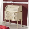 75x88x35 Barock Sekretär in Weiß & Gold - Iviada