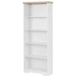 75x180x30 Bücher Regal mit fünf Fächern - Akedra