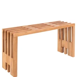 90x49x30 cm Design Sitzbank aus Teak Massivholz - Lakosion