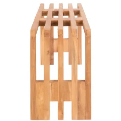90x49x30 cm Design Sitzbank aus Teak Massivholz - Lakosion