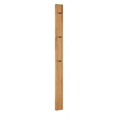 12x163x5 cm Garderobenpaneel aus Asteiche Massivholz - Sotunes
