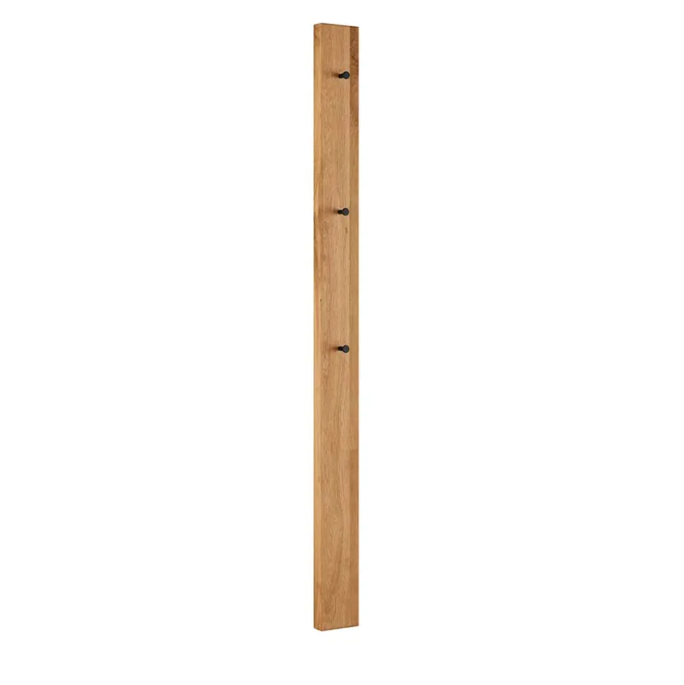 12x163x5 cm Garderobenpaneel aus Asteiche Massivholz - Sotunes