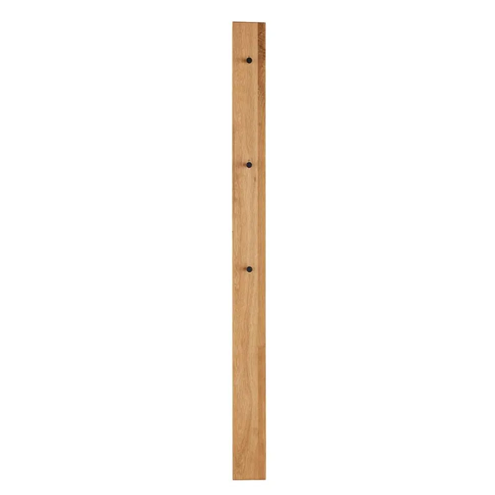 12x163x5 cm Garderobenpaneel aus Asteiche Massivholz - Sotunes
