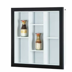 67x67x14 cm Hängeregal mit sieben Fächern - Vakasa