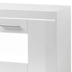 144x82x40 cm Hochglanz Sideboard in Weiß - Timmona