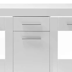 144x82x40 cm Hochglanz Sideboard in Weiß - Timmona
