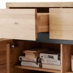 175x85x45 cm Massivholz Sideboard auf Sockel - Embleys
