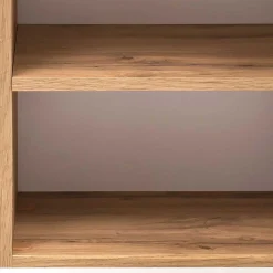 130x40x35 cm Midi Badschrank in Beton & Wildeiche - Mia
