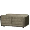 95x45x55 cm Polsterhocker mit Samt Bezug - Lalverma