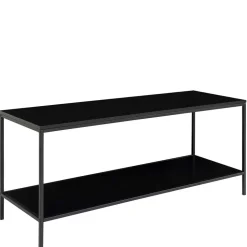 100x45x36 cm Regal TV Tisch in Schwarz - Mapsy