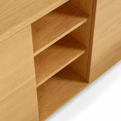 180x75x36 cm Sideboard mit drei Türen & Fächern - Elastian