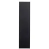 44x188x35 cm 1-türiger Schrank in Schwarz lackiert - Riley