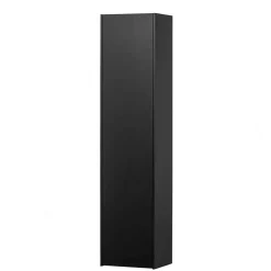 44x188x35 cm 1-türiger Schrank in Schwarz lackiert - Riley