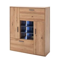 104x123x37 Design Highboard aus Holz & MDF - Assela