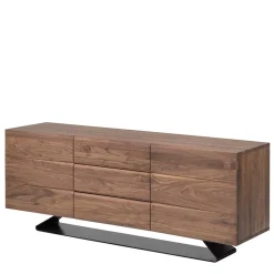 180x70x45 Design Kommode aus Nussbaum Holz - Dexter