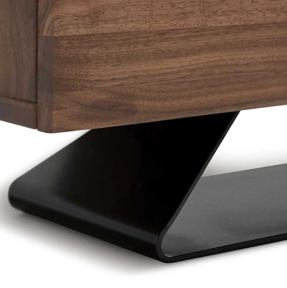 180x70x45 Design Kommode aus Nussbaum Holz - Dexter